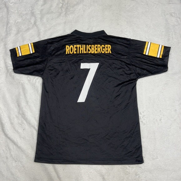 Ben Roethlisberger #7 Pittsburgh Steelers NFL Team Apparel Jersey Youth Size XL - Picture 6 of 6